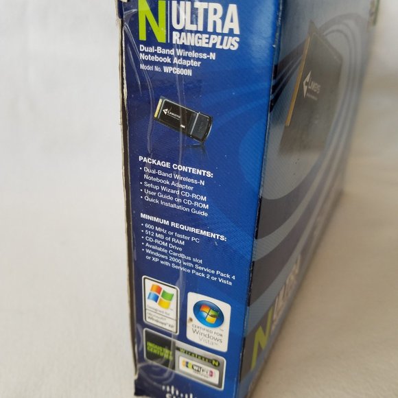 Linksys WPC600N Wireless Adapter EUC - Picture 4 of 5